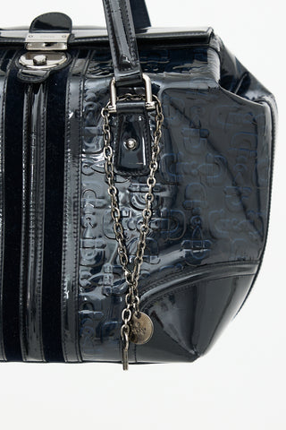 Gucci Patent Treasure Boston Bag