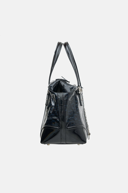 Gucci Patent Treasure Boston Bag