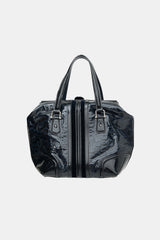 Gucci Patent Treasure Boston Bag