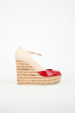 Gucci Patent Wedge Heel