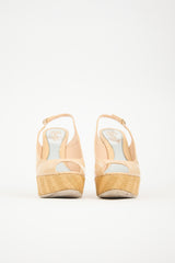 Gucci Patent Woven Wedge Heel