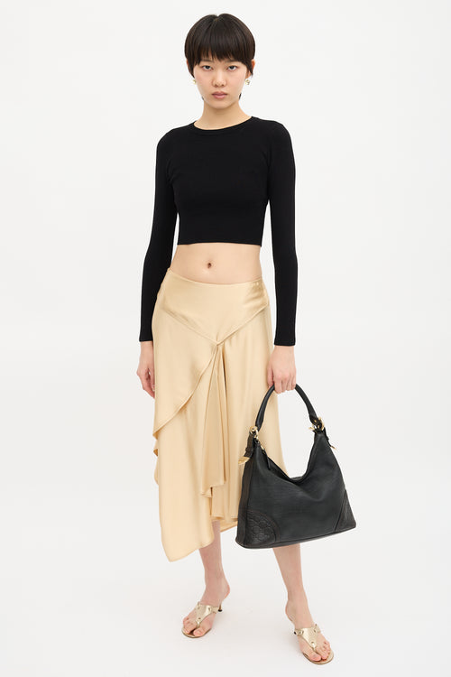 Gucci Leather Signoria Guccissima Bag