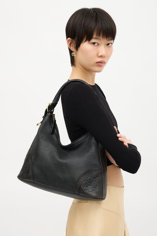 Gucci Leather Signoria Guccissima Bag