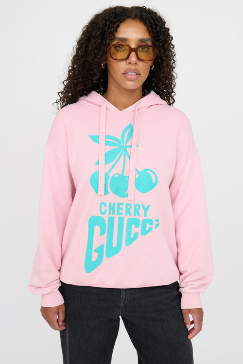 Gucci Printed Logo Hoodie