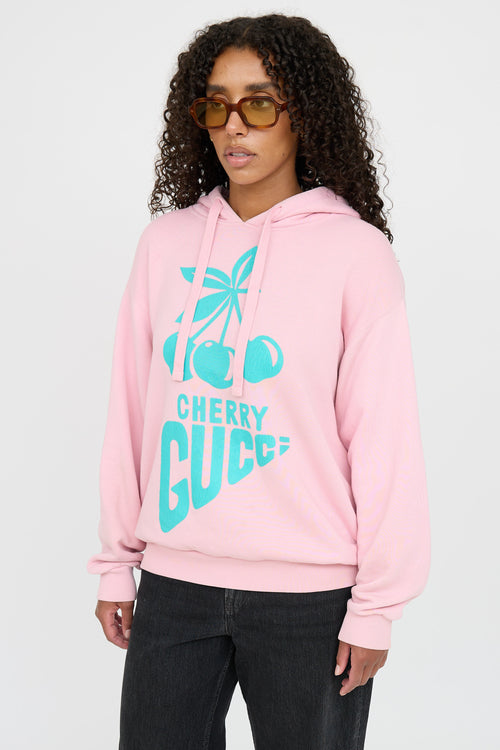 Gucci Printed Logo Hoodie