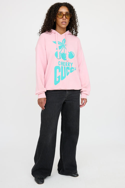 Gucci Printed Logo Hoodie