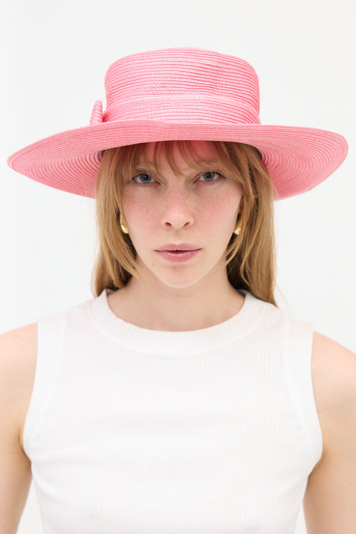 Gucci Woven Wide Brim Hat