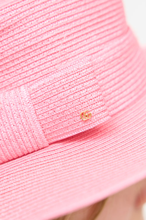 Gucci Woven Wide Brim Hat