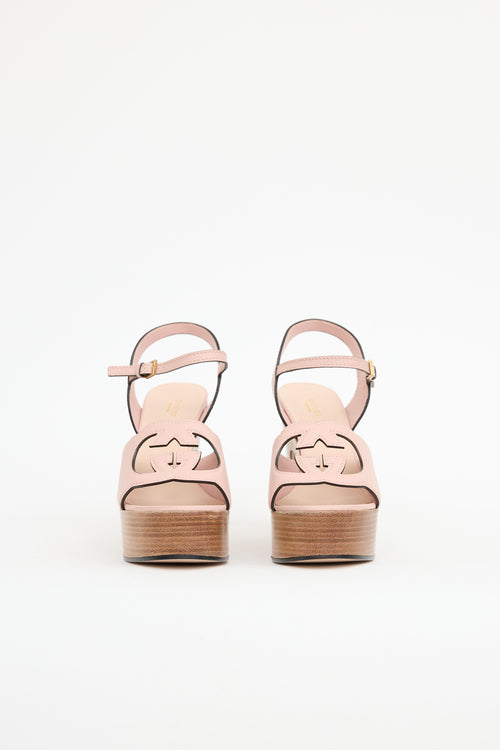 Gucci Cosmos GG Cutout Platform Heel