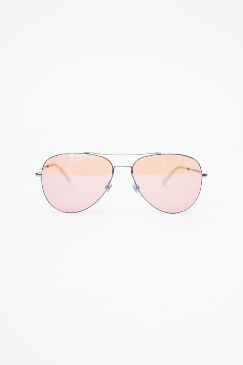 Gucci Pink GD0500S Aviator Sunglasses