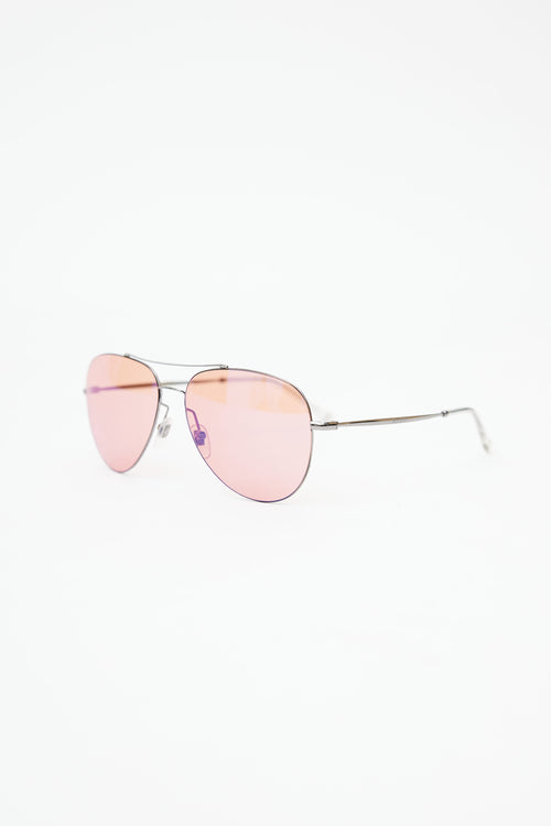 Gucci Pink GD0500S Aviator Sunglasses