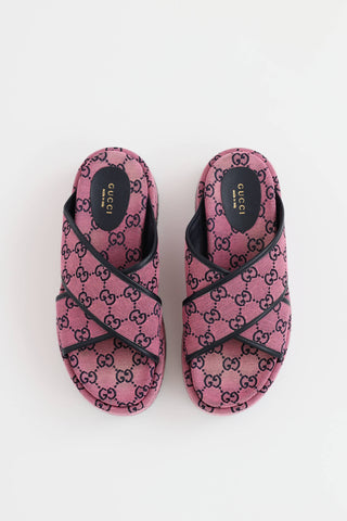 Gucci GG Canvas Platform Sandal