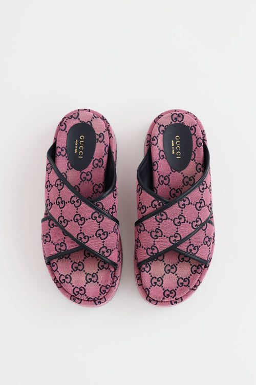 Gucci GG Canvas Platform Sandal
