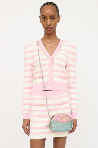 Gucci Zumi Dome Metallic Mini Bag