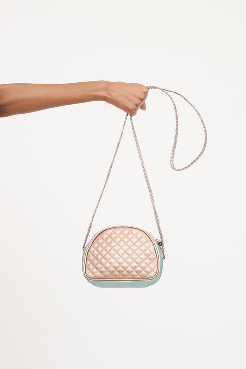 Gucci Zumi Dome Metallic Mini Bag