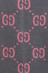 Gucci Pink & Grey Monogram Scarf