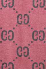 Gucci Pink & Grey Monogram Scarf