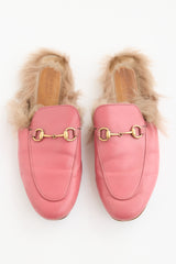 Gucci Leather Princetown Mule