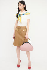 Gucci Leather Pagoda Frame Bag