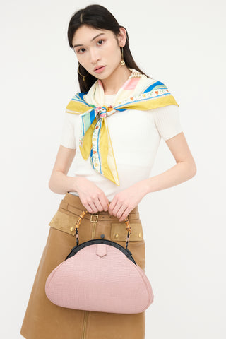 Gucci Leather Pagoda Frame Bag