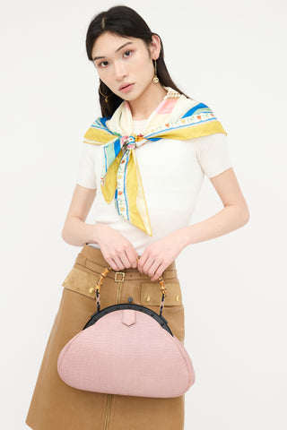 Gucci Leather Pagoda Frame Bag