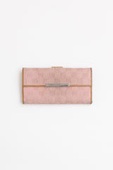 Gucci Monogram Canvas Long Bi-Fold Wallet