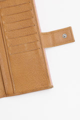 Gucci Monogram Canvas Long Bi-Fold Wallet
