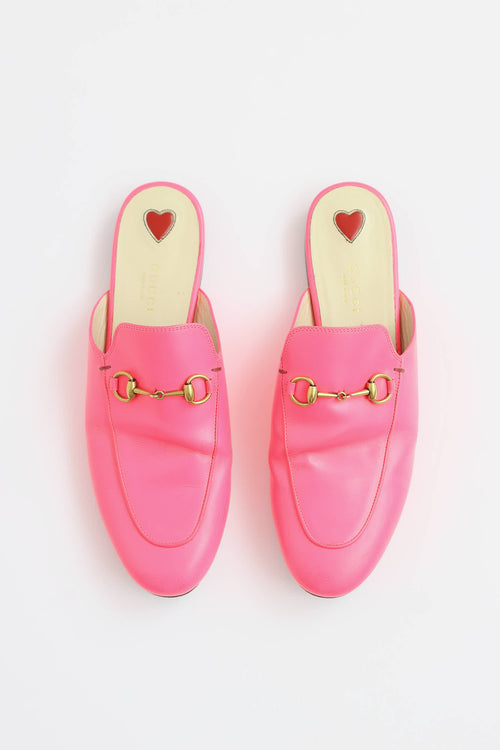 Gucci Neon Princetown Mule