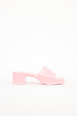 Gucci Rubber Slide Sandals