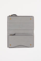 Gucci Pink & Grey Leather Animalier Continental Wallet