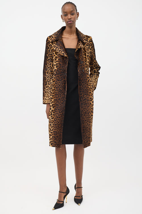 Gucci Pre Fall 2013 Printed Hair Coat