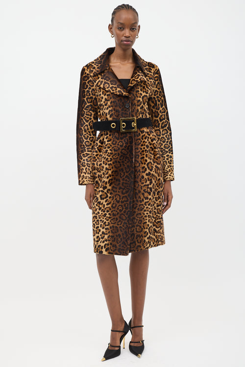 Gucci Pre Fall 2013 Printed Hair Coat