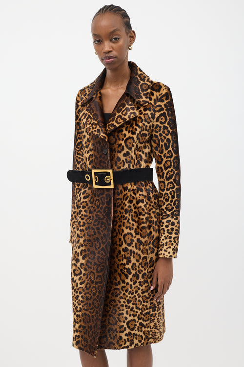 Gucci Pre Fall 2013 Printed Hair Coat