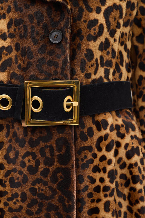 Gucci Pre Fall 2013 Printed Hair Coat