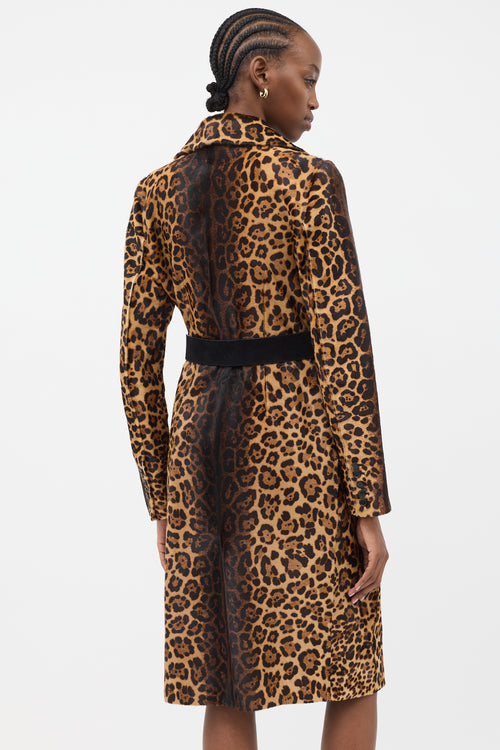 Gucci Pre Fall 2013 Printed Hair Coat