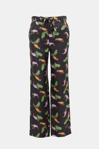 Gucci Pre-Fall 2016 Silk Printed Pant
