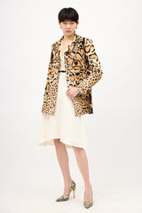 Gucci Vintage Printed Leather Jacket
