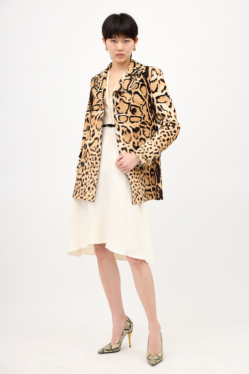 Gucci Vintage Printed Leather Jacket