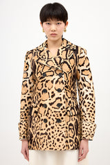 Gucci Vintage Printed Leather Jacket