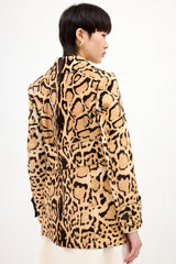 Gucci Vintage Printed Leather Jacket