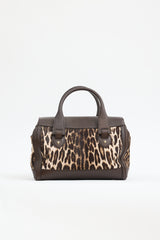 Gucci Printed Hair Heritage Boston Bag