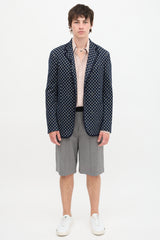 Gucci Printed Knit Blazer