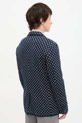 Gucci Printed Knit Blazer