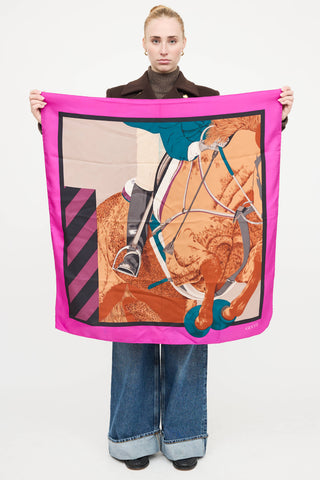 Gucci Silk Equestrian Scarf