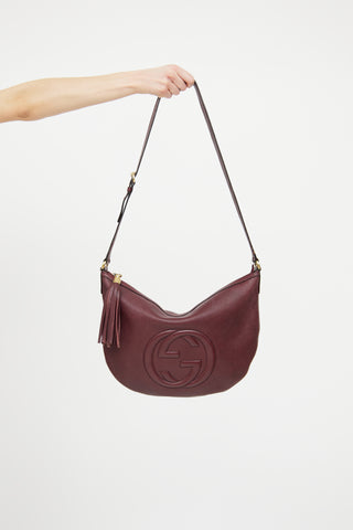 Gucci Burgundy Soho Shoulder Bag