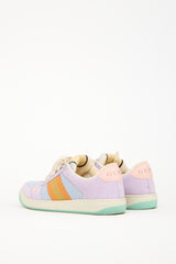 Gucci Purple Multi Suede Lovelight Screener Sneaker