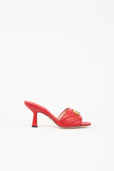 Gucci Quilted Leather GG Charlotte Mule