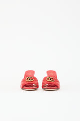 Gucci Quilted Leather GG Charlotte Mule