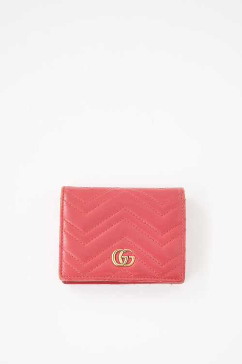 Gucci Quilted Leather GG Wallet