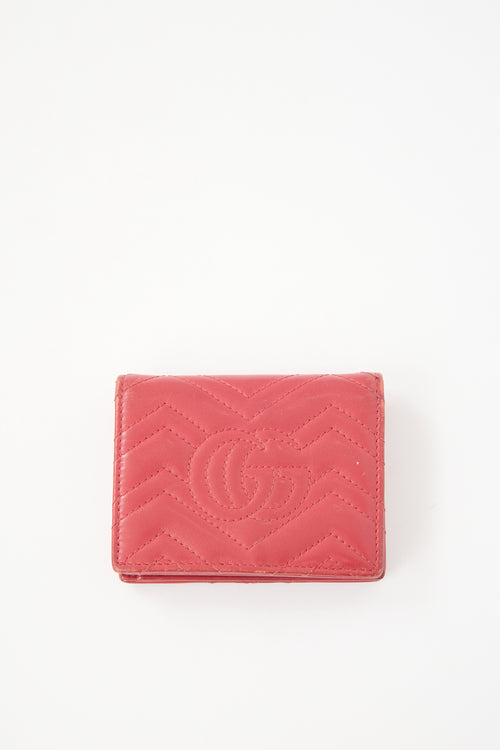 Gucci Quilted Leather GG Wallet